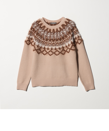 フェザー ノルディックニット ‐ウォッシャブル‐＜A DAY IN THE LIFE＞