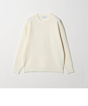 ミドルゲージ アンゴラミックス クルーネック ニット-ウォッシャブル-＜A DAY IN THE LIFE＞