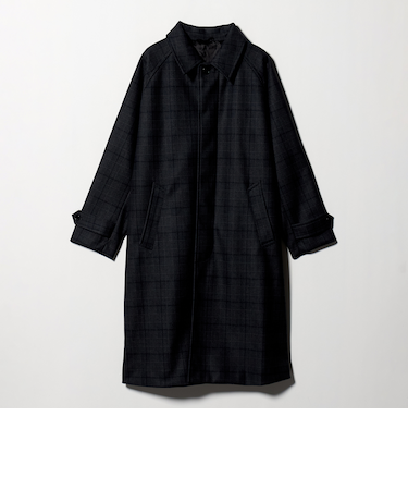 ニットメルトン バルカラーコート＜A DAY IN THE LIFE＞