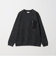 ニット フリース ジップポケット スウェット＜A DAY IN THE LIFE＞