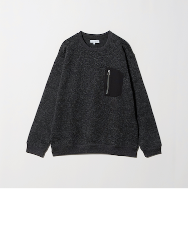 ニット フリース ジップポケット スウェット<A DAY IN THE LIFE>