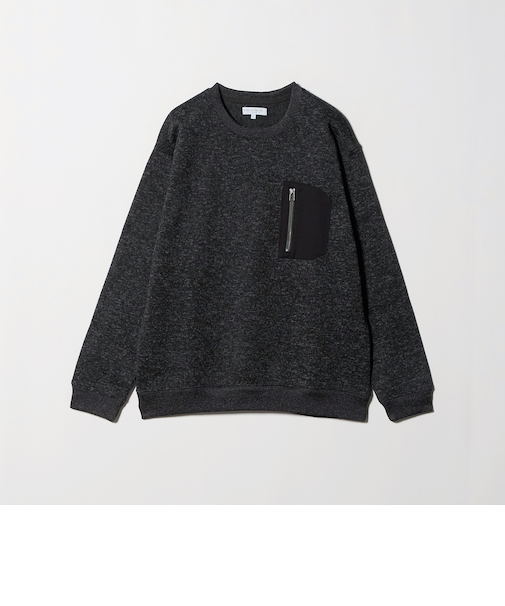 ニット フリース ジップポケット スウェット<A DAY IN THE LIFE>