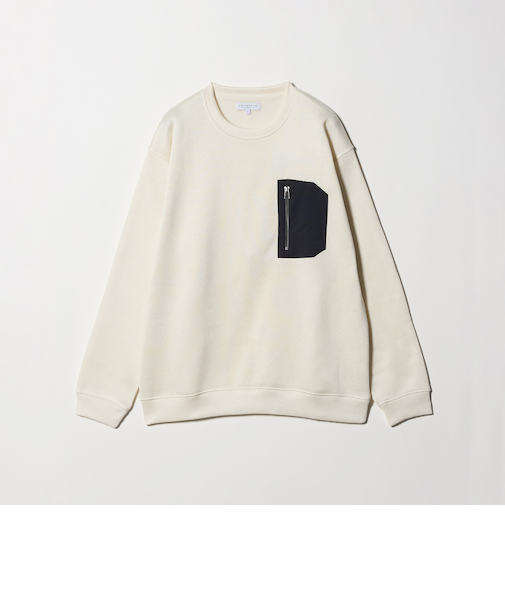 ニット フリース ジップポケット スウェット<A DAY IN THE LIFE>