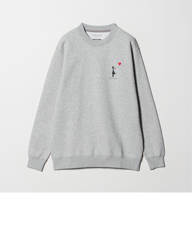 ＜BRANDALISED × A DAY IN THE LIFE ＞バンクシー ワンポイント スウェット