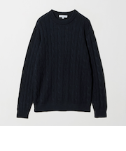 ケーブルニット-ウォッシャブル-＜A DAY IN THE LIFE＞