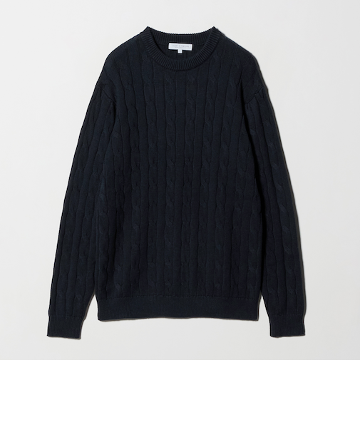 ケーブルニット-ウォッシャブル-＜A DAY IN THE LIFE＞