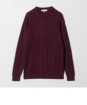 ケーブルニット-ウォッシャブル-＜A DAY IN THE LIFE＞