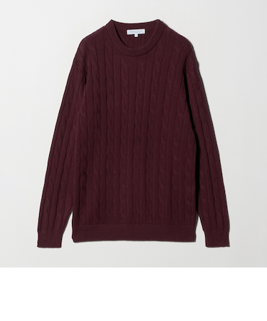 ケーブルニット-ウォッシャブル-<A DAY IN THE LIFE>