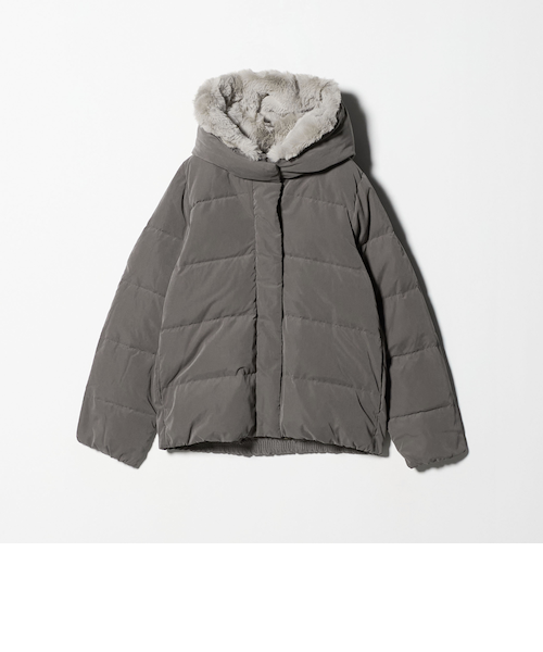 ＜６(ROKU) ＞アルパカウール スリット クルーネック ニット プルオーバー 6（ROKU）アルパカウール スリット クルーネック ニット プルオーバー