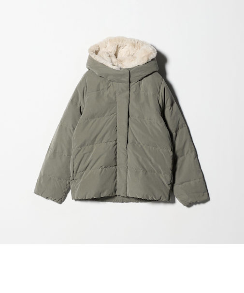 フェイクファーフード ダウンジャケット ＜A DAY IN THE LIFE＞