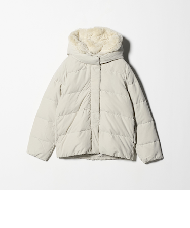 フェイクファーフード ダウンジャケット ＜A DAY IN THE LIFE＞