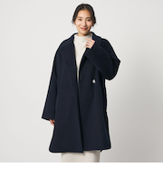 ニットビーバー ステンカラーコート ＜A DAY IN THE LIFE＞