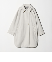 ニットビーバー ステンカラーコート ＜A DAY IN THE LIFE＞