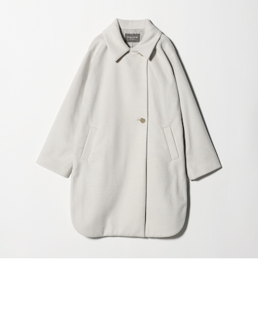 ニットビーバー ステンカラーコート <A DAY IN THE LIFE>