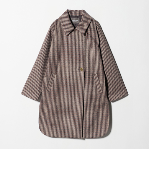 ニットビーバー ステンカラーコート ＜A DAY IN THE LIFE＞