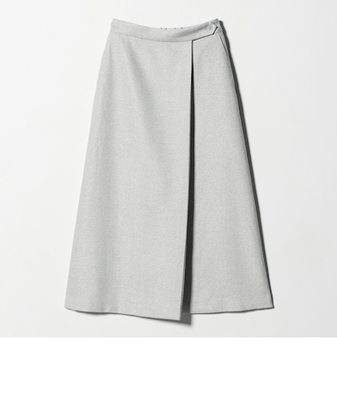 メランジ ヘリンボーン ラップスカート ＜A DAY IN THE LIFE＞