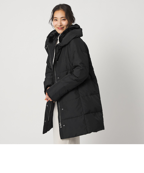 フェイクファー ショールカラー ダウンコート＜A DAY IN THE LIFE＞