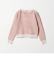 メランジ フェザー ボートネックニット ‐ウォッシャブル‐＜A DAY IN THE LIFE＞