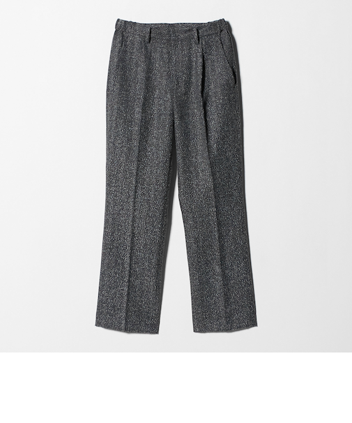 ブークレ ヘリンボーン タックストレートパンツ ‐ウォッシャブル‐ ＜A DAY IN THE LIFE＞