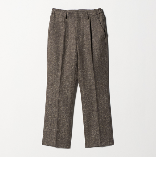 ブークレ ヘリンボーン タックストレートパンツ ‐ウォッシャブル‐ ＜A DAY IN THE LIFE＞