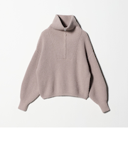 カタアゼ ハーフジップ ニット ＜A DAY IN THE LIFE＞