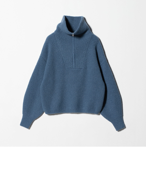 カタアゼ ハーフジップ ニット ＜A DAY IN THE LIFE＞