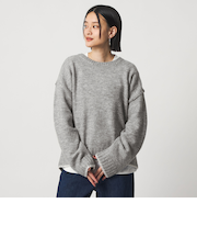 ブランケットステッチ クルーネックニット ＜A DAY IN THE LIFE＞