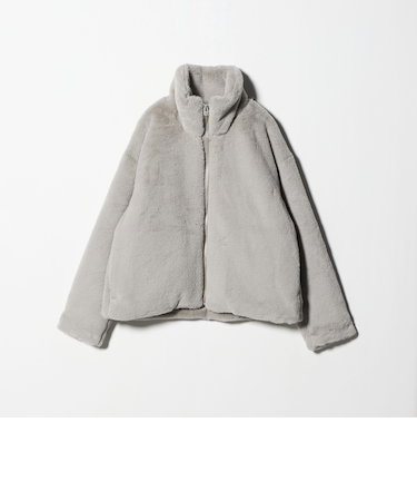 フェイクファー スタンドカラーブルゾン ＜A DAY IN THE LIFE＞