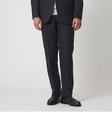 ホームスパン ネイビースラックス-セットアップ対応-<A DAY IN THE LIFE>