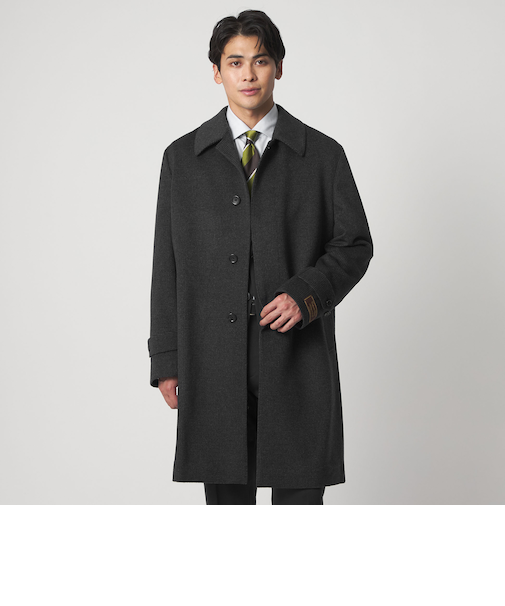 ビーバー ハウンドトゥース バルカラーコート＜A DAY IN THE LIFE＞