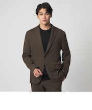 メランジ ミルド ジャージー 2ボタンジャケット-セットアップ対応-＜A DAY IN THE LIFE＞