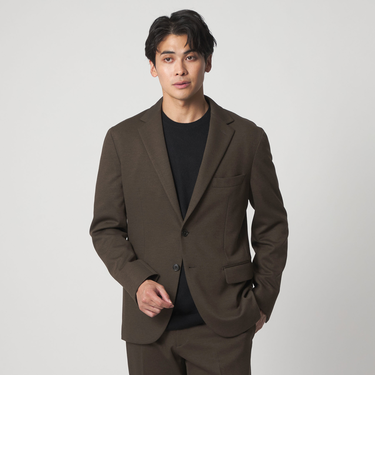 メランジ ミルド ジャージー 2ボタンジャケット-セットアップ対応-＜A DAY IN THE LIFE＞