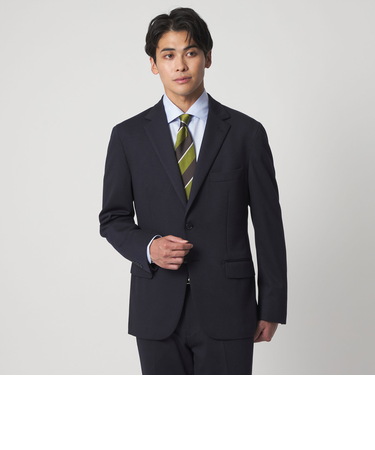 メランジ ミルド ジャージー 2ボタンジャケット-セットアップ対応-<A DAY IN THE LIFE>