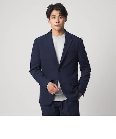 ヘリンボーン ミルド 2ボタンジャケット-セットアップ対応-＜A DAY IN THE LIFE＞