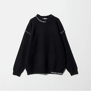 ミドルゲージ ハンドステッチ ニット-ウォッシャブル-＜A DAY IN THE LIFE＞