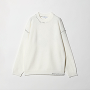 ミドルゲージ ハンドステッチ ニット-ウォッシャブル-＜A DAY IN THE LIFE＞