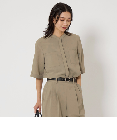 ドライポリ ポケット ショートスリーブ シャツ -マシンウォッシャブル-