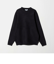 ダブル フェイス メランジ クルーネックニット-ウォッシャブル-＜A DAY IN THE LIFE＞