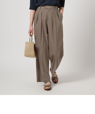 ［size SHORTあり］キチントボトムス コンフィ ワイド パンツ