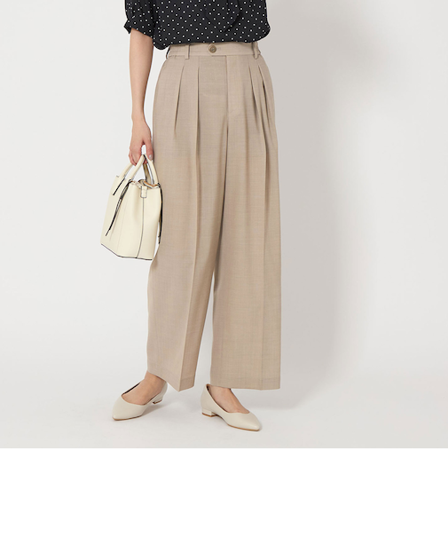 ［size SHORTあり］キチントボトムス コンフィ ワイド パンツ