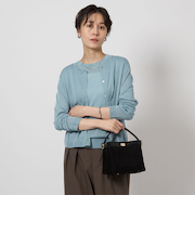 オーロララメ ニット カーディガン