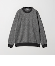 ニットフリース ヘリンボーンプリント スウェット＜A DAY IN THE LIFE＞