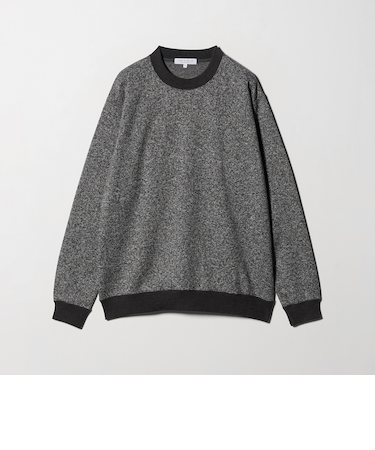 ニットフリース ヘリンボーンプリント スウェット＜A DAY IN THE LIFE＞