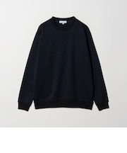 ニットフリース ヘリンボーンプリント スウェット＜A DAY IN THE LIFE＞