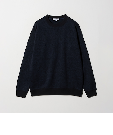 ニットフリース ヘリンボーンプリント スウェット＜A DAY IN THE LIFE＞