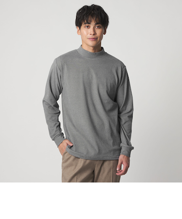 ピーチスムース モックネック カットソー＜A DAY IN THE LIFE＞