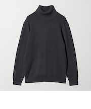 カシミヤブレンド スムース タートルネックニット-ウォッシャブル-＜A DAY IN THE LIFE＞