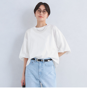 パフギャザースリーブ プルオーバー カットソー