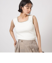 ブライトリブ フレンチスリーブ プルオーバー カットソー -制菌-