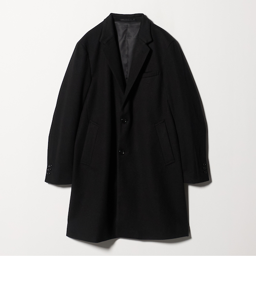 ニットメルトン シングルチェスターコート＜A DAY IN THE LIFE＞